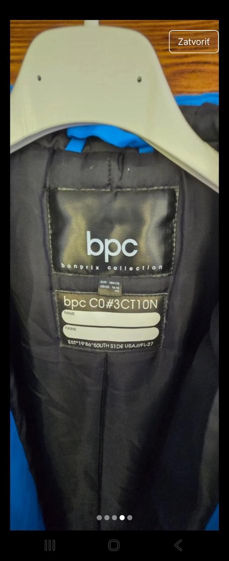 Zimná bunda, bonprix,164