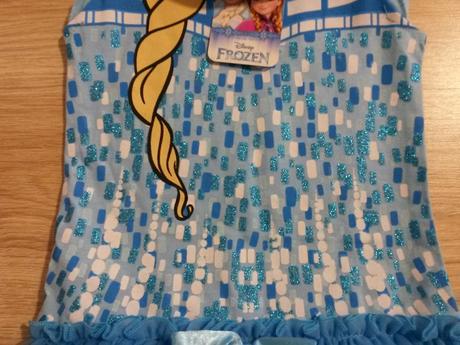 Šaty frozen s visačkou 98/104, disney,98