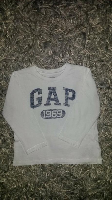Tricko s dlhym rukavom znacky gap - velk 90cm, gap,86