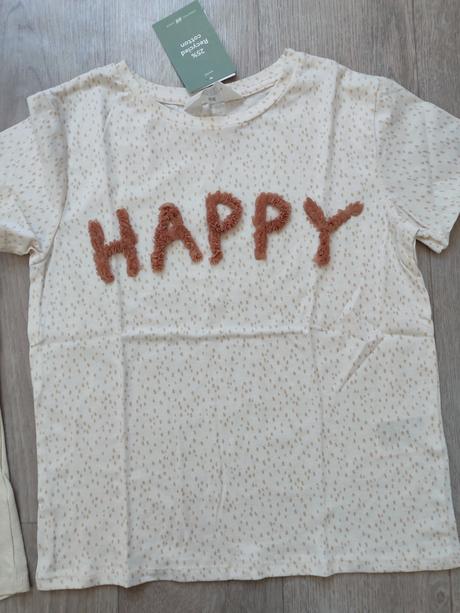 Tričká 2ks, h&m,134