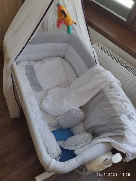 Prístavná postieľka cullami cam, šírka (cm): 60,dĺžka (cm): 100