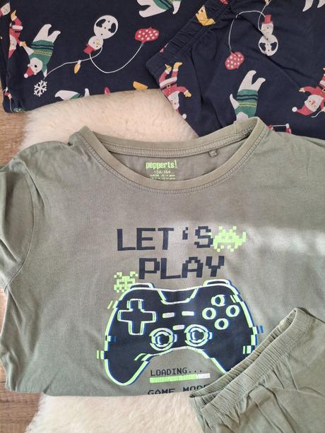 5ks bavlnené pyžamo pre chlapca 158/164, slovenka,158