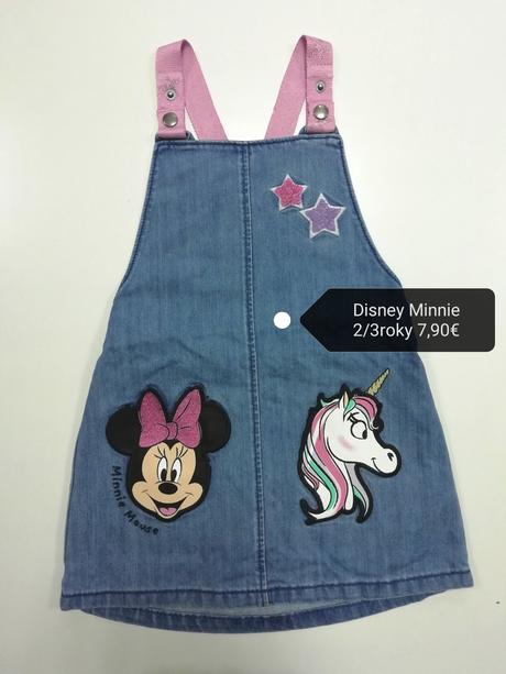 Sukňa na traky disney minnie mouse a jednorožec, disney,98