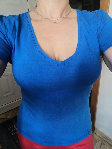 Modré tricko, m, new yorker,m