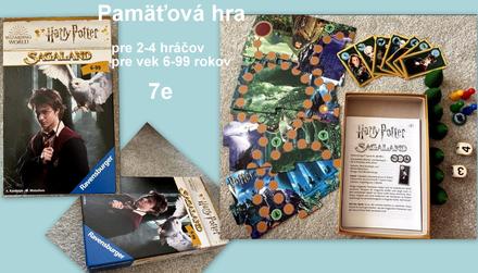 Spoločenská /pamäťová hra harry potter, sagaland,