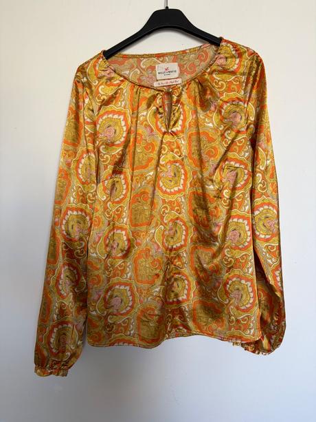 Lindex m viral satenova bluzka s prekrasnym boho v, lindex,m