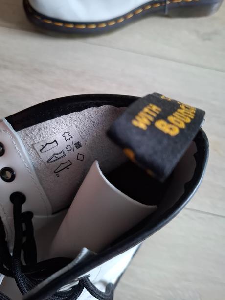 Topánky dr.martens,biele, 40, 40