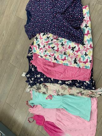 Mix letných šiat, h&m,140