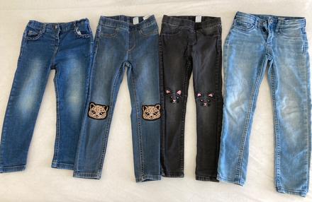 H&m nohavice / džínsové legíny č.110, h&m,110