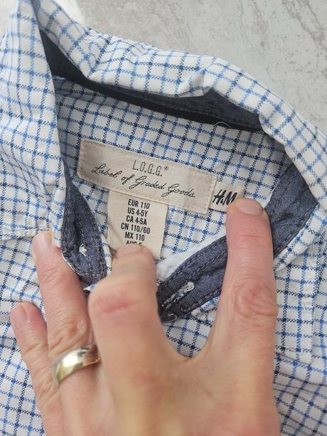 Chlapčenská košeľa h&m,v.110, ako nová, h&m,110