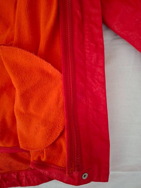 Detská outdoorova bunda s flísovou podšívkou, tchibo,164
