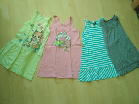 Šatky 4 kusy, h&m,122