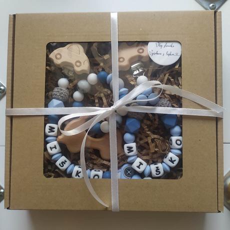 Retiazka na kočík a hryzadlo srdce,