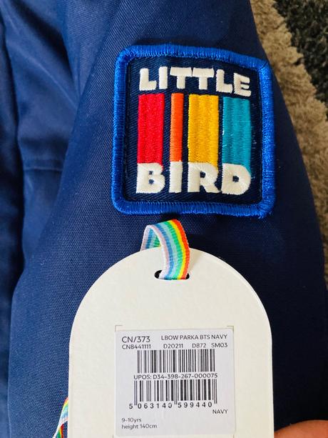 Nádherná zimná bunda zn.little bird vel.134/140, 134