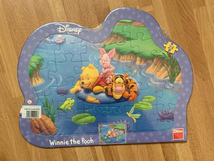 Dino puzzle macko pu 25ks,