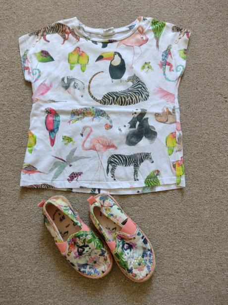 Tricko kr.rukav, vel 110/116, zn. hm, h&m,110