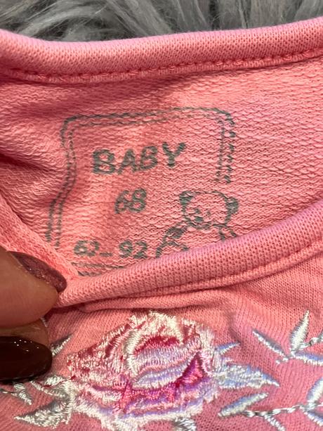 Dievčenské body s kvetmi (68), baby,68