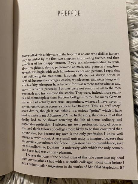 C.s. lewis that hideous strength space trilogy,b, 