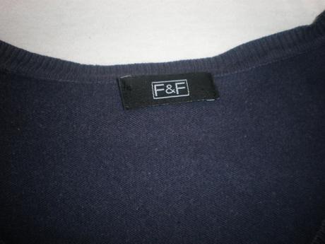 Modrý svetrík, f&f,xs