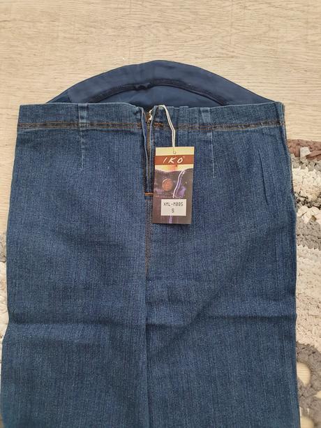 Riflové nohavice, s