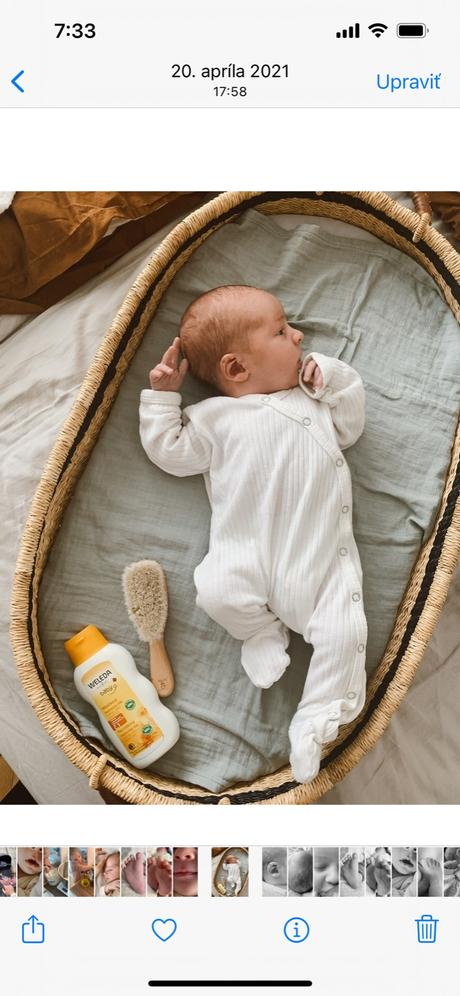 Milklab prebalovací prírodný kôš, 