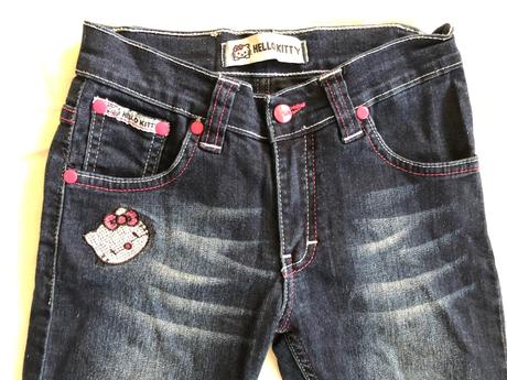 Elastické rifle s hello kitty, sanrio,134