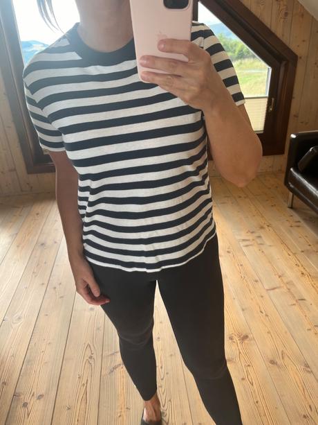 Pruhované tričko - zara, zara,s
