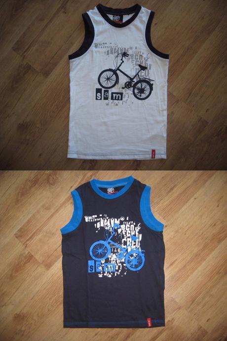 Tričká bez rukávov sam - 2ks, s.a.m.,146