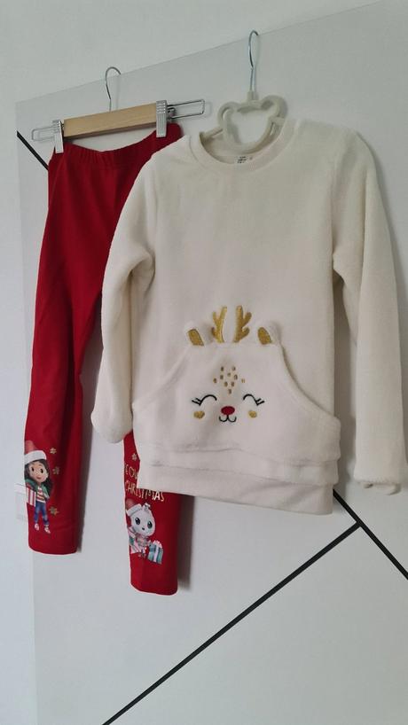 Vianočná suprava mikina legíny 128, pepco,128