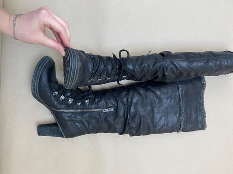 Vysoké čižmy na opätku 39, 39