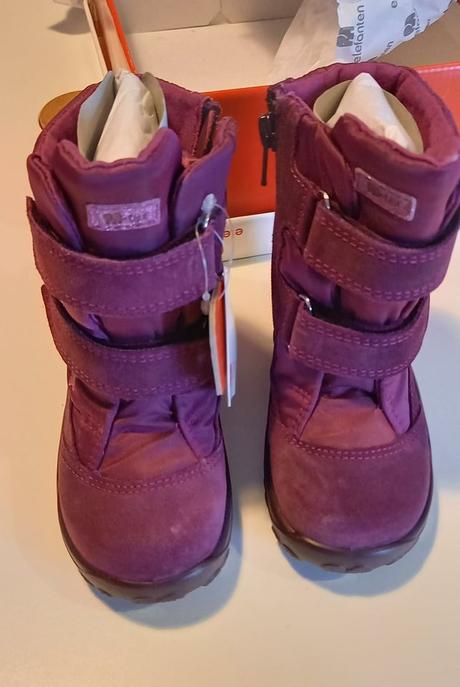 Kožené teplučké čižmy 22, elefanten,22