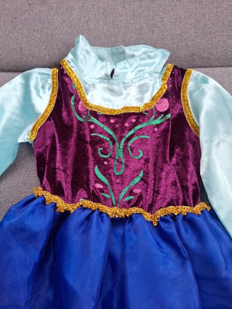 Šaty frozen anna,