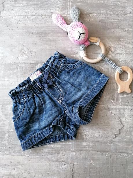 Krásne riflové kraťasy, old navy,80