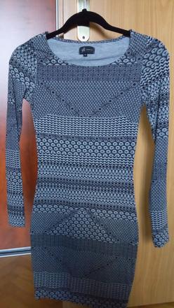 Sivé šaty, reserved,xs