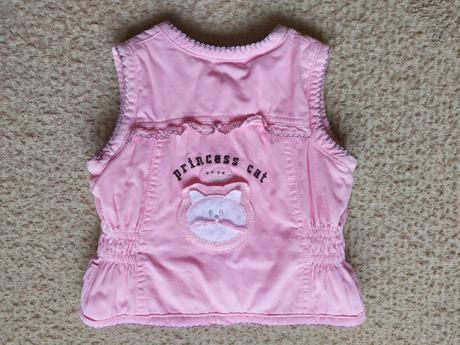 Zateplená súprava - nohavice, vesta, tričko 74, 74