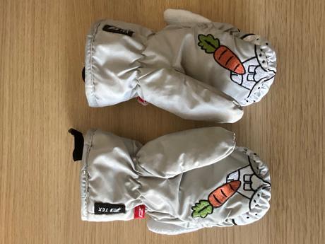 Rukavice zinier zajačiky raz použité, l