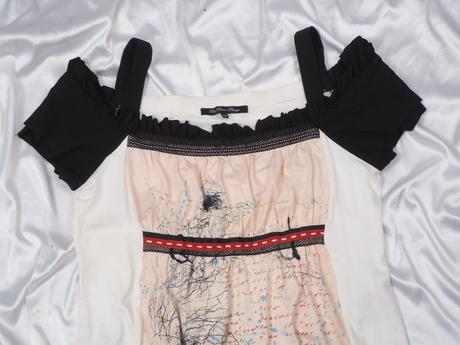 Luxusný top bleu blanc rouge, 44