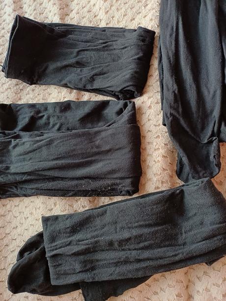 4ks silonkové pančuchy a 1ks zateplené pančuchy, l