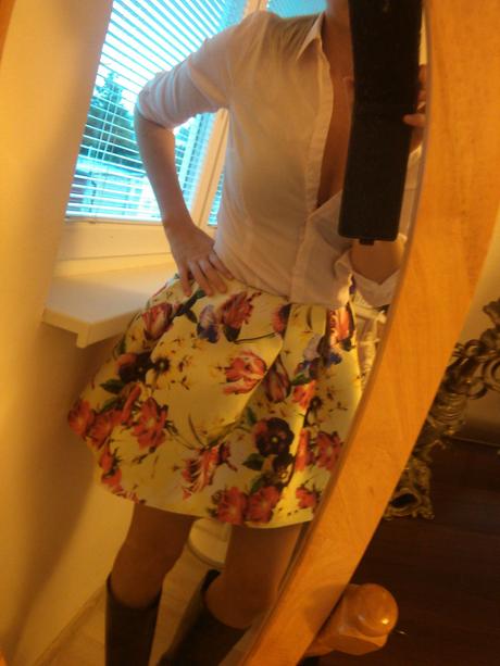 Košela s jemným prúžkom bledoružová, h&m,s