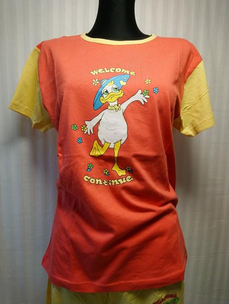 Dvojdielne pyžamo červeno žlté, iris flower, xxl, xxl