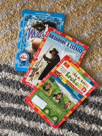 Dvd mrázik, ako sa krotia krokodíly, krakonoš, 