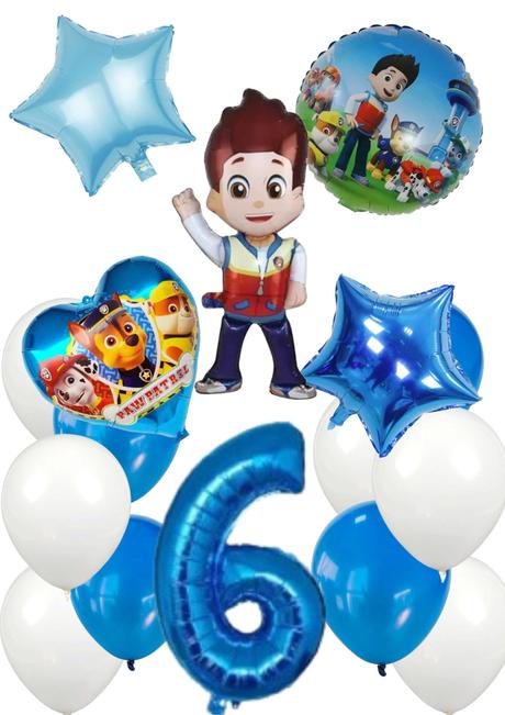 Balóny tlapky/ labková patrola- až 15/16/17/18/19/, 