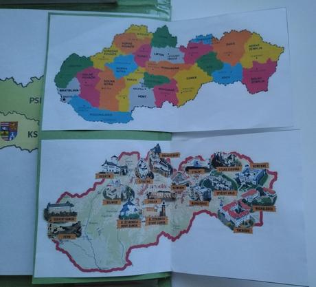 Moje slovensko, vlastivedná rozkladacia edukačná,