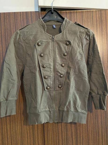 Vojenské khaki sako (s), e-vie,36