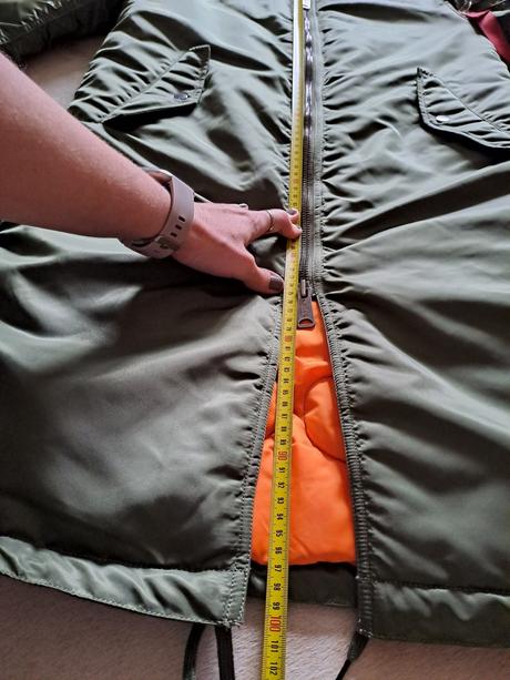 Dlhá bomber bunda alpha industries, s