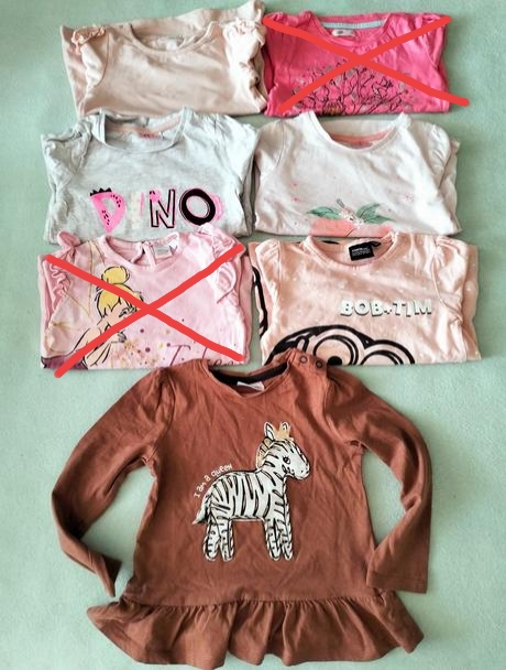 Trička s dlhým rukávom, 92