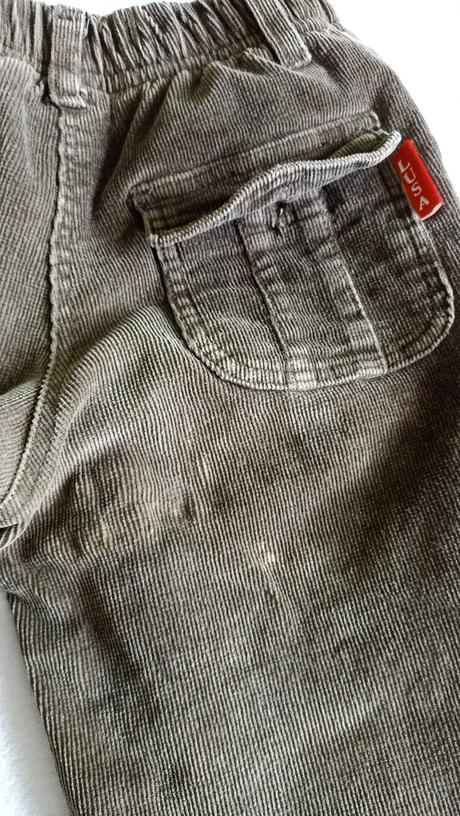 Podšité menžestrové nohavice veľ. 116, 116