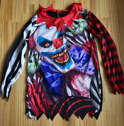 Karnevalový vrchný diel halloween na 10-11 rokov, 