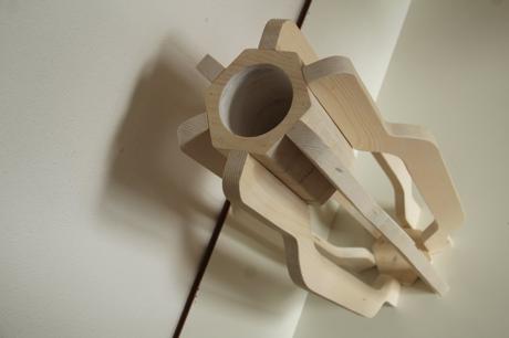 Drevená váza zo sashe.sk, 