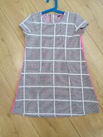 Kockovane šatky s lampasmi, dopodopo,128